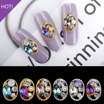 100PCS 3D Hollow Oval Rhinestones Pearl Charms Beauty Glitter Nails Charms Jewelry Accessories Metal for 3D Nail Art Decorations
100PCS 3D Hollow Oval Rhinestones Pearl Charms Beauty Glitter Nails Charms Jewelry Accessories Metal for 3D Nail Art Decorations