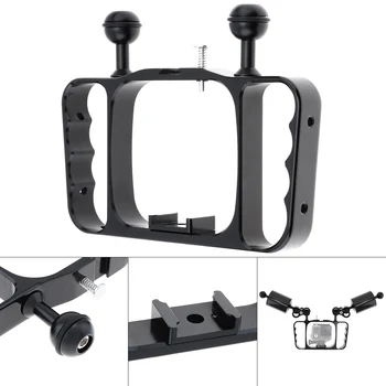 Diving Dual Hand-held CNC Aluminum Photography Bracket Fit for GoPro Hero 7 6 5 Action Camera Diving Accessories / Flashlights
Diving Dual Hand-held CNC Aluminum Photography Bracket Fit for GoPro Hero 7 6 5 Action Camera Diving Accessories / Flashlights