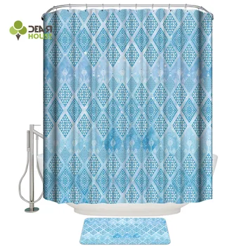 Dear House Shower Curtain and Mat Set Ethnic Geometric Shower Curtain Set Waterproof Fabric
Dear House Shower Curtain and Mat Set Ethnic Geometric Shower Curtain Set Waterproof Fabric