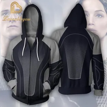 Movie The Hunger Games Hoodie Cosplay 3D Print Sweatshirt Zipper Fall Winter Unisex Hooded Hoodie Sweatshirt Jackets
Movie The Hunger Games Hoodie Cosplay 3D Print Sweatshirt Zipper Fall Winter Unisex Hooded Hoodie Sweatshirt Jackets