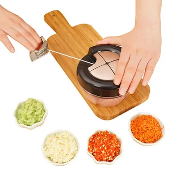Multifunctional Pull String Manual Vegetable Cutter Chopper Plastic Garlic Ginger Mini Cutting Machine Kitchen Tools Fruit Mills
Multifunctional Pull String Manual Vegetable Cutter Chopper Plastic Garlic Ginger Mini Cutting Machine Kitchen Tools Fruit Mills
