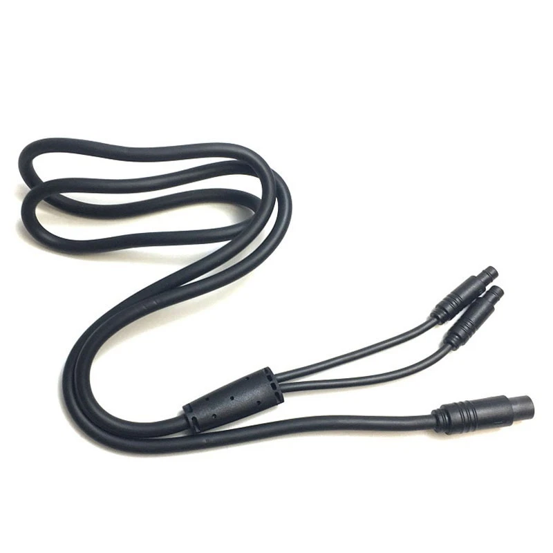 Ebike Y-Splitter Cord Cable 1 to 2 Waterproof Cable for XH-18 Display Instrument Bicycle Modification for Tongsheng Motor TSDZ-2 
Ebike Y-Splitter Cord Cable 1 to 2 Waterproof Cable for XH-18 Display Instrument Bicycle Modification for Tongsheng Motor TSDZ-2