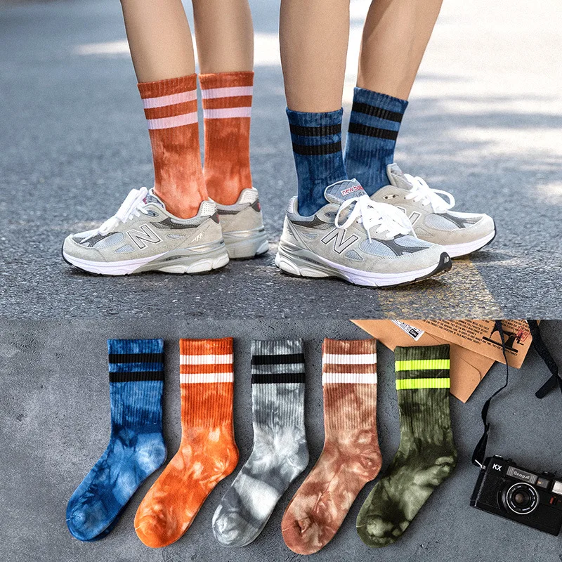 1Pair Crew Socks Casual Socks Cotton 2 Line Striped Socks Mid Length Street Socks Sports Pile Up Sweat Absorb Tie-dyed Socks Hot
1Pair Crew Socks Casual Socks Cotton 2 Line Striped Socks Mid Length Street Socks Sports Pile Up Sweat Absorb Tie-dyed Socks Hot