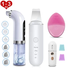 Blackhead Remover Vacuum Ultrasonic Skin Scrubber Lifting Machine Peeling Facial Cleansing Brush Pore Cleaner Deep Face Cleaning
Blackhead Remover Vacuum Ultrasonic Skin Scrubber Lifting Machine Peeling Facial Cleansing Brush Pore Cleaner Deep Face Cleaning