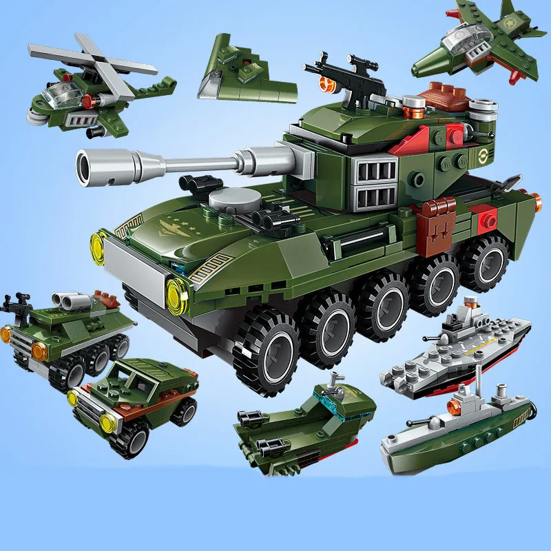 361pcs Enlightenment 1803 Military 8-in-1 Armored Car Assembled Model Car Boy Assembled Building Block Toy Gifts
361pcs Enlightenment 1803 Military 8-in-1 Armored Car Assembled Model Car Boy Assembled Building Block Toy Gifts