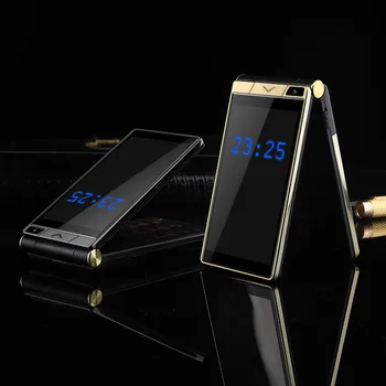 Dual Screen 2.8" Touch Display Flip Phone Long Standby SOS Fast Dial Large Key Bluetooth Torch Two Sim Metal Mafam Cover Mobile
Dual Screen 2.8" Touch Display Flip Phone Long Standby SOS Fast Dial Large Key Bluetooth Torch Two Sim Metal Mafam Cover Mobile