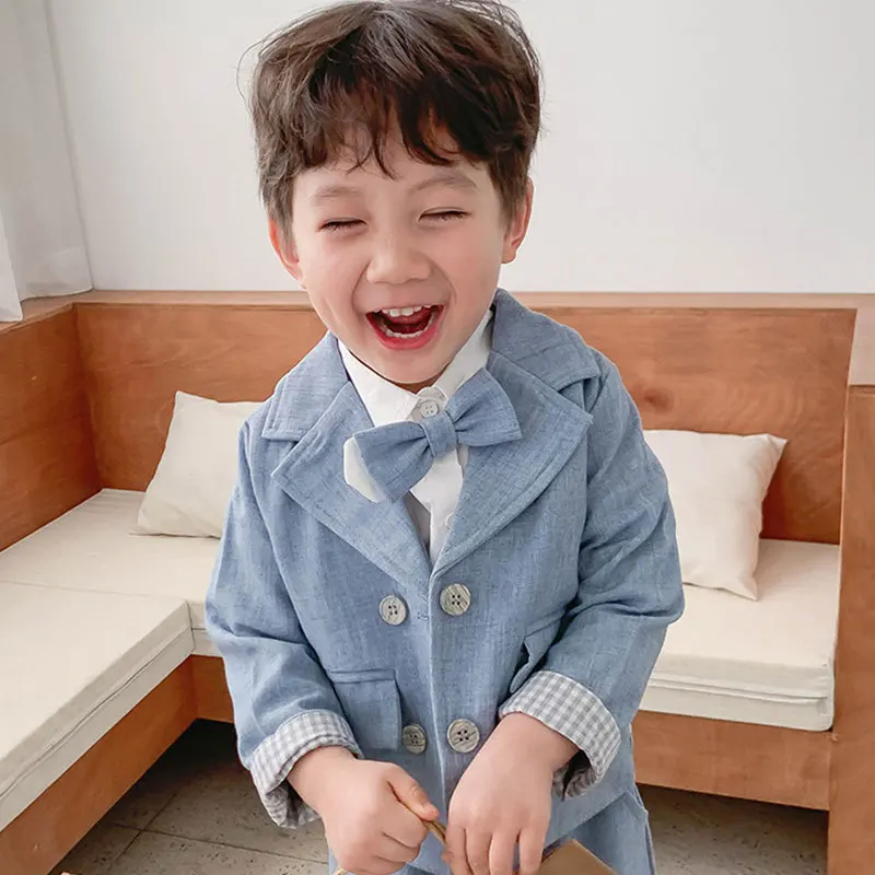 Handsome Gentleman's Suit 2021 Korea Boys Party Jacket+Pants 2Pcs Set School Children Photography Birthday Baby Wedding Dress
Handsome Gentleman's Suit 2021 Korea Boys Party Jacket+Pants 2Pcs Set School Children Photography Birthday Baby Wedding Dress
