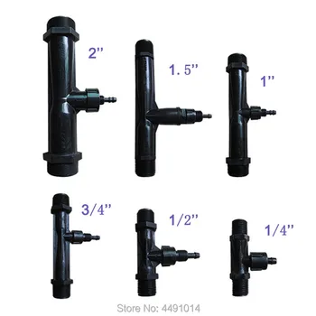 1/4'' 1/2'' 3/4'' 1'' 1.5'' 2'' PVDF Fertilizer Injector Venturi Vacuum Venturi Valve With Built-in Anti-Back Flow valve 
1/4'' 1/2'' 3/4'' 1'' 1.5'' 2'' PVDF Fertilizer Injector Venturi Vacuum Venturi Valve With Built-in Anti-Back Flow valve