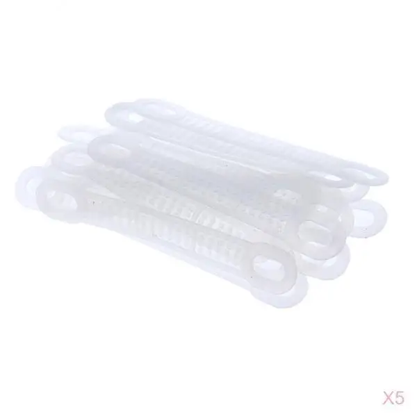 100 Pack Anti Slip Clear Rubber Clothes Hanger Grips Clothing Hanger Strips 100 Pack Anti Slip Clear Rubber Clothes Hanger Grips Clothing Hanger Strips