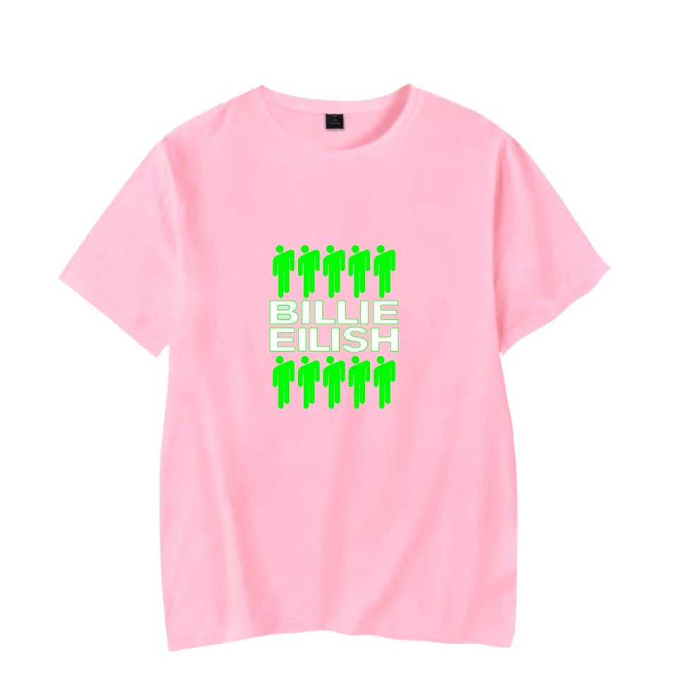 Hip Hop BILIE EILISH Pink T Shirt Women Harajuku Tshirts Camiseta Mujer Short Sleeve Cotton Tshirt Streetwear Clothes for Girls
Hip Hop BILIE EILISH Pink T Shirt Women Harajuku Tshirts Camiseta Mujer Short Sleeve Cotton Tshirt Streetwear Clothes for Girls