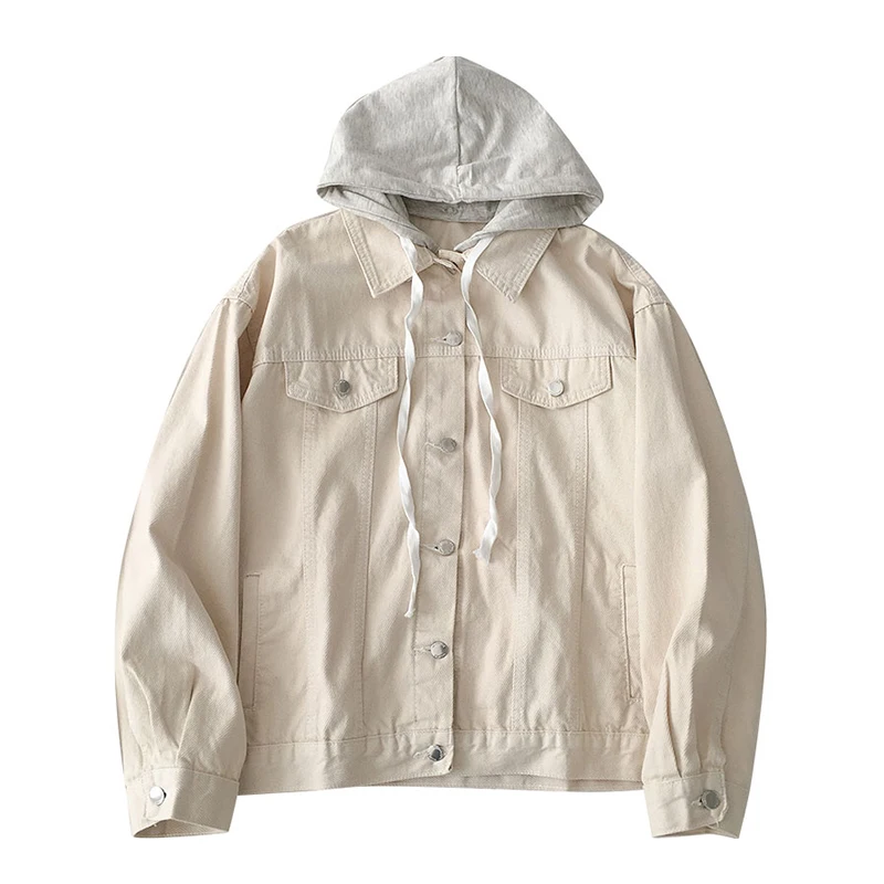 Spring 2020 Detachable Hooded Denim Jacket Women's Loose BF Harajuku Single-Breasted Jacket Women Denim Jacket Outerwear Hooded
Spring 2020 Detachable Hooded Denim Jacket Women's Loose BF Harajuku Single-Breasted Jacket Women Denim Jacket Outerwear Hooded