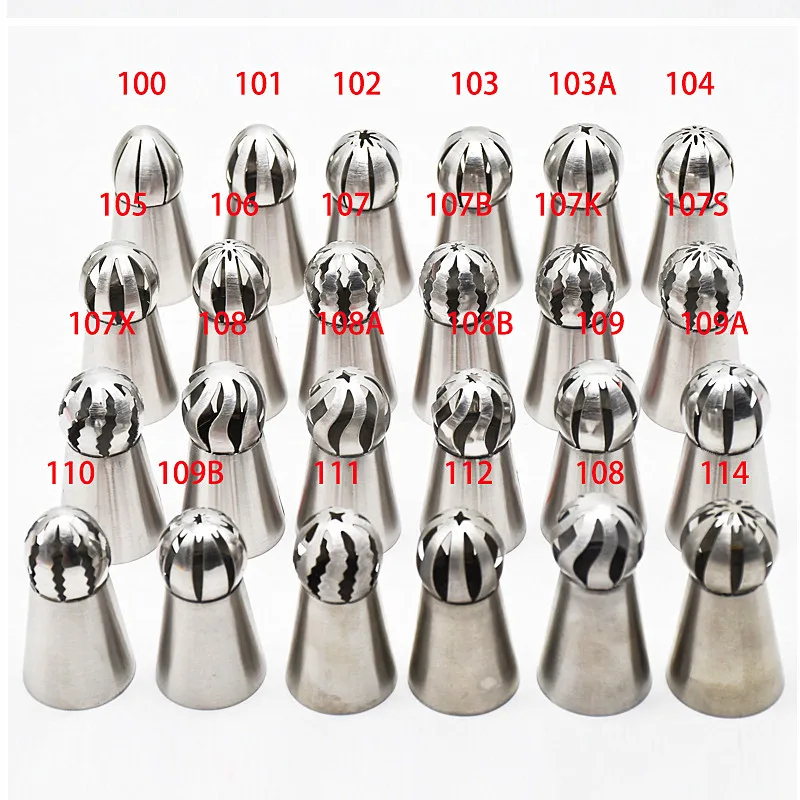 20 Types Stainless Steel Torch Decorating Nozzles Icing Piping Pastry Nozzles Kitchen Baking Accessories Making Cake Decoration
20 Types Stainless Steel Torch Decorating Nozzles Icing Piping Pastry Nozzles Kitchen Baking Accessories Making Cake Decoration