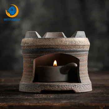 Japanese Vintage Heating Stove Tea Pot Base Coarse Pottery Tea Warmer Retro Warming Teapot Insulation Base Candle Holder
Japanese Vintage Heating Stove Tea Pot Base Coarse Pottery Tea Warmer Retro Warming Teapot Insulation Base Candle Holder
