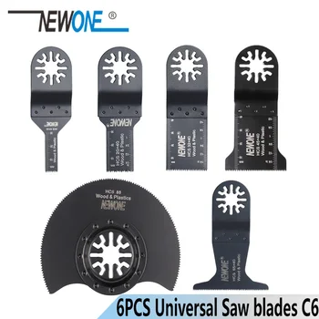 NEWONE 6pcs/set C6 HCS Oscillating Tool Multi-function tool saw blades for wood/plastic/cutting for multimaster tool Renovator
NEWONE 6pcs/set C6 HCS Oscillating Tool Multi-function tool saw blades for wood/plastic/cutting for multimaster tool Renovator
