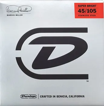 Dbmms45105 Marcus Miller strings for bass guitar, stainless steel, 45-105, Dunlop
Dbmms45105 Marcus Miller strings for bass guitar, stainless steel, 45-105, Dunlop