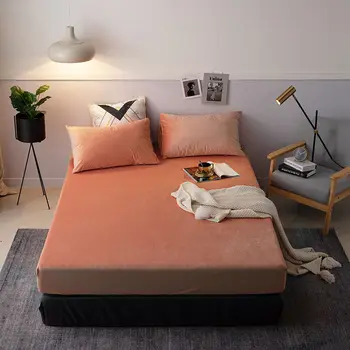 Luxury Softest Fleece Fitted Bed sheet with Elstic Bottom Velvet Warm Soft Twin/Queen/King size 3Pcs Fitted sheet set Bed cover
Luxury Softest Fleece Fitted Bed sheet with Elstic Bottom Velvet Warm Soft Twin/Queen/King size 3Pcs Fitted sheet set Bed cover