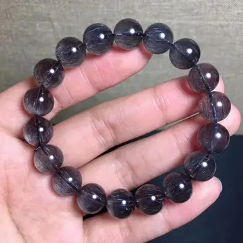100% Natural Black Super Seven 7 Rutilated Quartz Crystal Bracelet Women Clear Round Beads 11.1mm AAAAA Certificate
100% Natural Black Super Seven 7 Rutilated Quartz Crystal Bracelet Women Clear Round Beads 11.1mm AAAAA Certificate