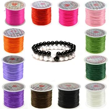 Strong Elastic Crystal Beading Cord 1mm for Bracelets Stretch Thread String Necklace DIY Jewelry Making Cords Line
Strong Elastic Crystal Beading Cord 1mm for Bracelets Stretch Thread String Necklace DIY Jewelry Making Cords Line
