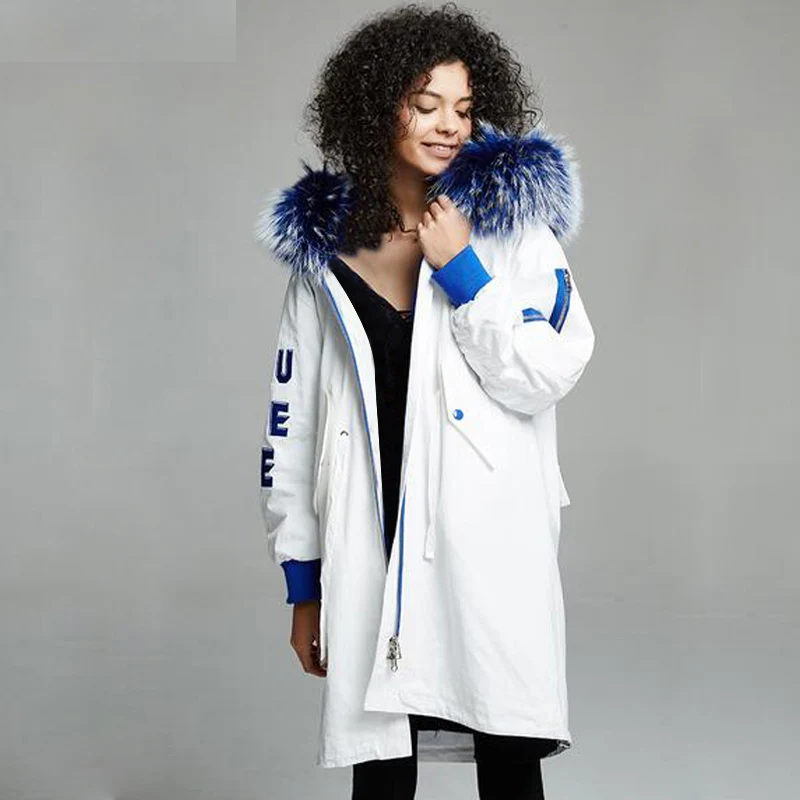 Thick Parka Coat Long Winter Jacket Women White Coat Fur Collar Hood Large Plus Size Female 2019 Lady Overcoat Outerwear Quilted
Thick Parka Coat Long Winter Jacket Women White Coat Fur Collar Hood Large Plus Size Female 2019 Lady Overcoat Outerwear Quilted