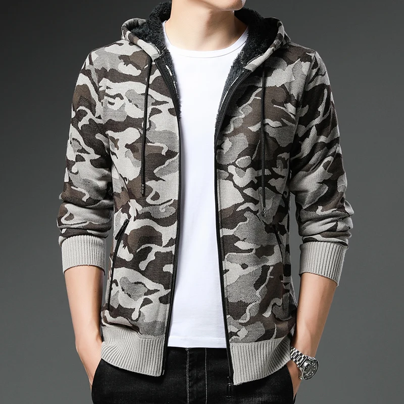 Men's Hooded Sweater Man Spring Autumn Cardigan Camouflage New Jacket Zipper Coat Casual Fleece Thick Camo Luxury Jumer Hoodie
Men's Hooded Sweater Man Spring Autumn Cardigan Camouflage New Jacket Zipper Coat Casual Fleece Thick Camo Luxury Jumer Hoodie