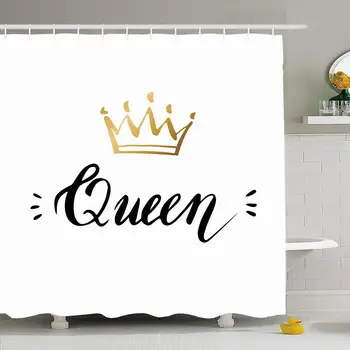 Shower Curtain Set with Hooks 72x72 Hand Lettering Word Be Message Decorating Symbol Vintage Queen Signs Symbols Textures
Shower Curtain Set with Hooks 72x72 Hand Lettering Word Be Message Decorating Symbol Vintage Queen Signs Symbols Textures