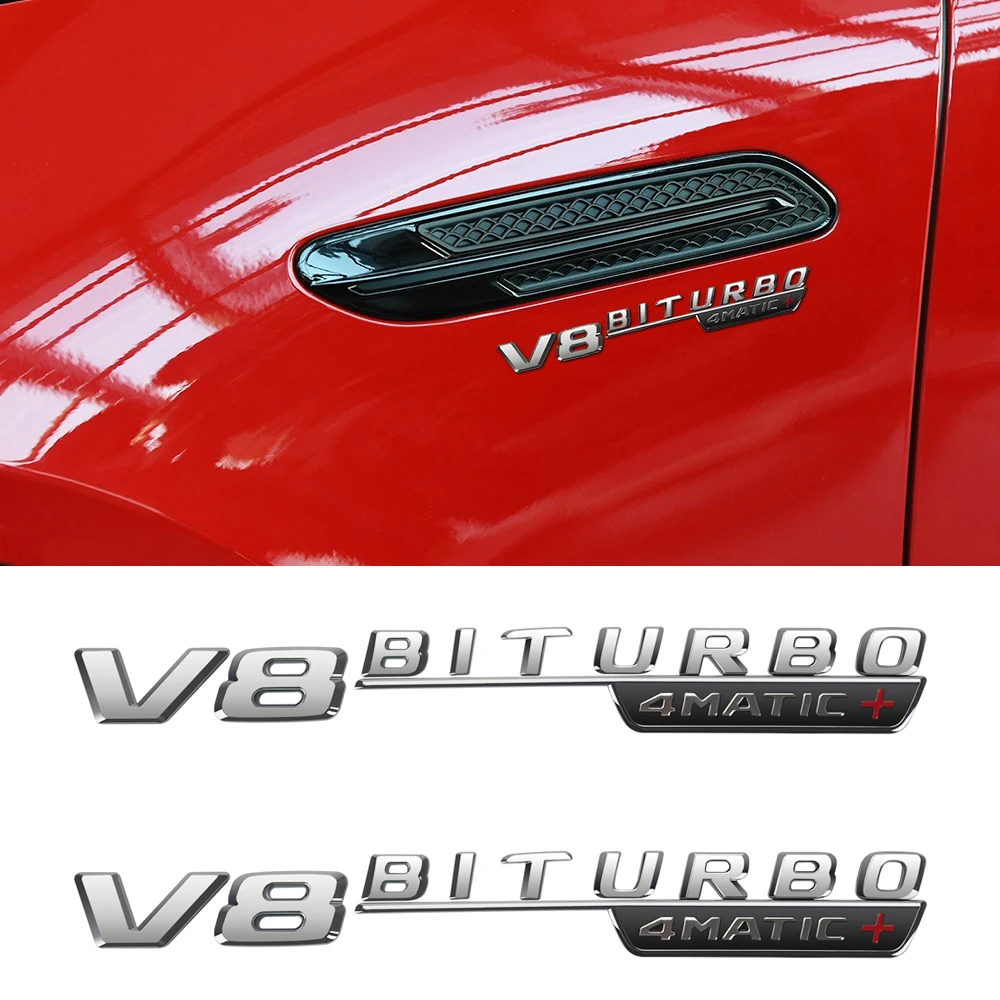 Silver V8 BITURBO 4MATIC For Mercedes Benz W202 W203 W205 W210 W211 W212 W220 CLS CLA Side Fender Sticker Emblem Badge Sticker
Silver V8 BITURBO 4MATIC For Mercedes Benz W202 W203 W205 W210 W211 W212 W220 CLS CLA Side Fender Sticker Emblem Badge Sticker