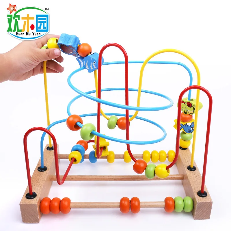 Oceans Animal Building Blocks Large Size Children Beaded Bracelet Baby Educational Bead-stringing Toy Ring Wooden Building Block
Oceans Animal Building Blocks Large Size Children Beaded Bracelet Baby Educational Bead-stringing Toy Ring Wooden Building Block