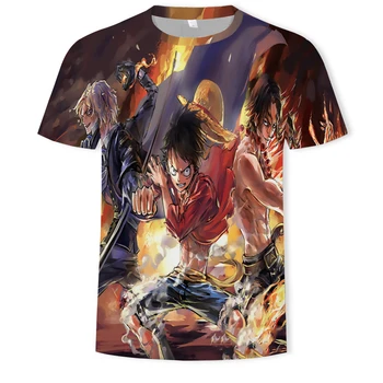 2020 Summer One Piece Luffy Ace Sabo Brother trio T Shirt men short sleeve Casual Hip Hop Streetwear Anime 3D print tee shirt
2020 Summer One Piece Luffy Ace Sabo Brother trio T Shirt men short sleeve Casual Hip Hop Streetwear Anime 3D print tee shirt
