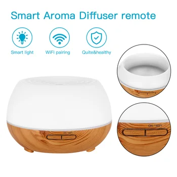 Smart Wifi Wireless 300ml Aroma Essential Oil Diffuser Air Humidifier Compatible with Alexa and Google Home amazon Voice Control
Smart Wifi Wireless 300ml Aroma Essential Oil Diffuser Air Humidifier Compatible with Alexa and Google Home amazon Voice Control