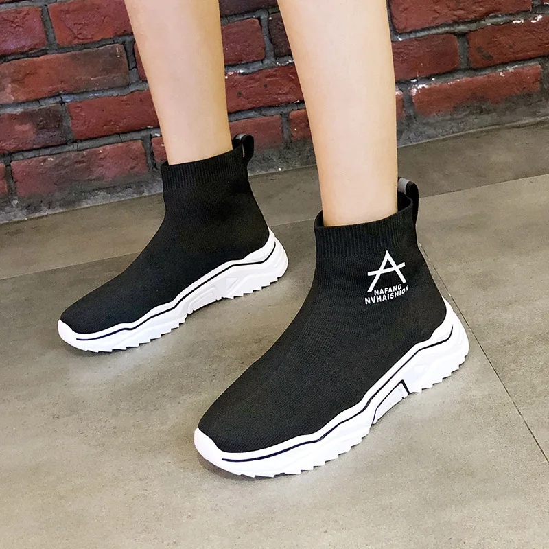 Online Celebrity Elasticity wa zi xie Women's 2019 Autumn New Style Muffin Thick Bottomed Fly Woven Breathable Students Casual H
Online Celebrity Elasticity wa zi xie Women's 2019 Autumn New Style Muffin Thick Bottomed Fly Woven Breathable Students Casual H