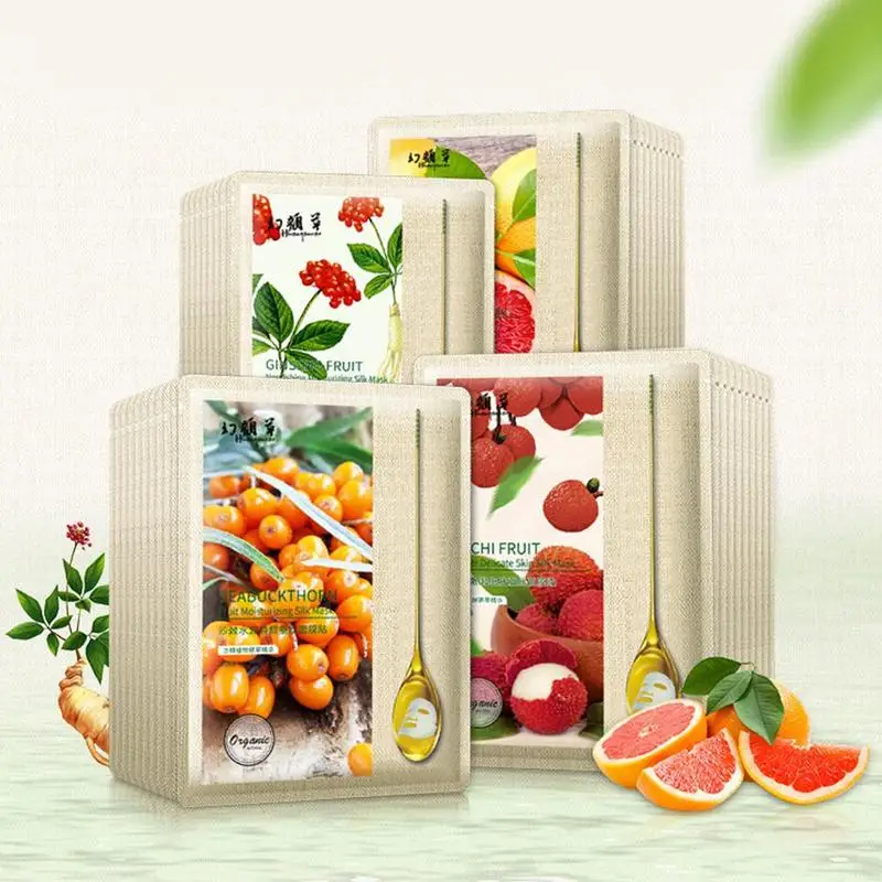 Natural Fruit Extracts Face Mask Hyaluronic Acid Facial Masks Depth Replenishment Anti Acne Aging Whitening Skin Care Masks
Natural Fruit Extracts Face Mask Hyaluronic Acid Facial Masks Depth Replenishment Anti Acne Aging Whitening Skin Care Masks