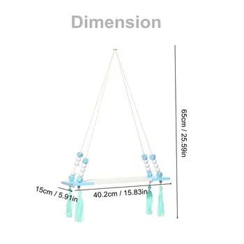 Nordic Style Wooden Ornaments Storage Rack Wall Rope Hanging Shelf With Tassels for Decor of Bedroom Living Room Kitchen Office
Nordic Style Wooden Ornaments Storage Rack Wall Rope Hanging Shelf With Tassels for Decor of Bedroom Living Room Kitchen Office
