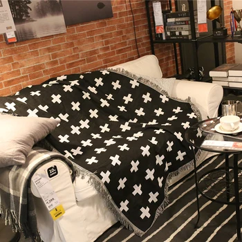Nordic ins style geometric pattern sofa blanket knitting bed cover blanket single sofa towel tapestry line blanket decorative
Nordic ins style geometric pattern sofa blanket knitting bed cover blanket single sofa towel tapestry line blanket decorative