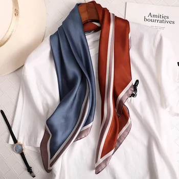 Fashion Patchwork Kerchief Silk Neck Scarf For Women Small Satin Shawls and Wraps Head Scarfs Female 70*70cm Scarves For Ladies
Fashion Patchwork Kerchief Silk Neck Scarf For Women Small Satin Shawls and Wraps Head Scarfs Female 70*70cm Scarves For Ladies