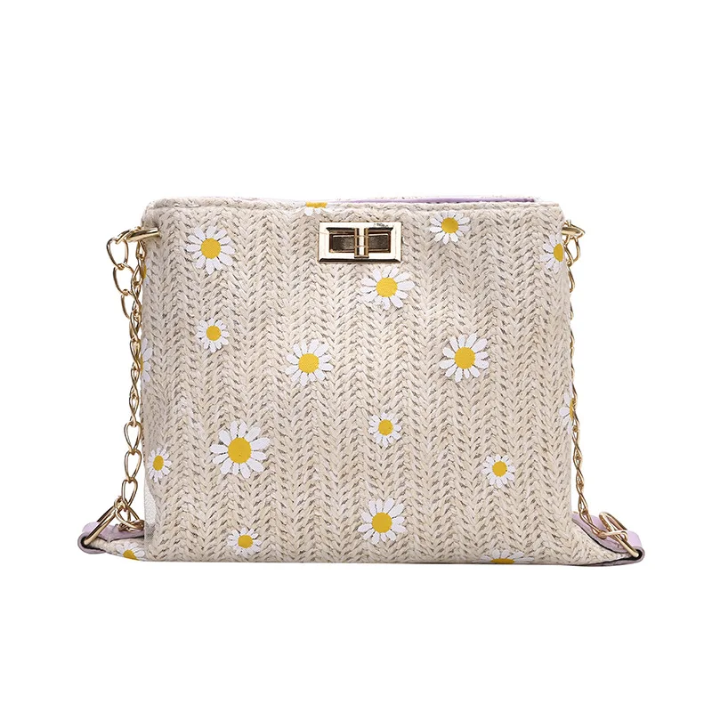 Mini Bag Female Spring New Model Net Red Small Daisy Chain Fairy Women's Bag Woven Shoulder/Crossbody Bag YUBAI
Mini Bag Female Spring New Model Net Red Small Daisy Chain Fairy Women's Bag Woven Shoulder/Crossbody Bag YUBAI