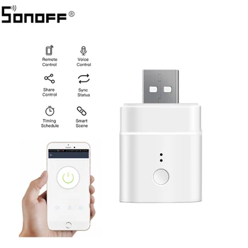 SONOFF Micro Wireless USB Smart Adaptor 5V Wifi Mini Micro USB Charge Adaptor Smart Remote Control Works With Alexa Google Home
SONOFF Micro Wireless USB Smart Adaptor 5V Wifi Mini Micro USB Charge Adaptor Smart Remote Control Works With Alexa Google Home