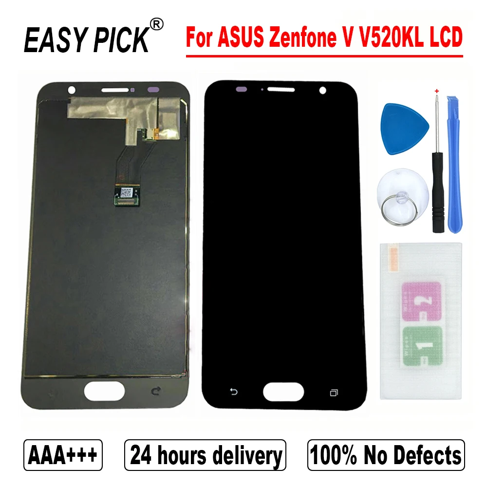 5.2" AM-OLED For ASUS Zenfone V V520KL LCD Display Touch Screen Digitizer Assembly with Frame Free Tools
5.2" AM-OLED For ASUS Zenfone V V520KL LCD Display Touch Screen Digitizer Assembly with Frame Free Tools