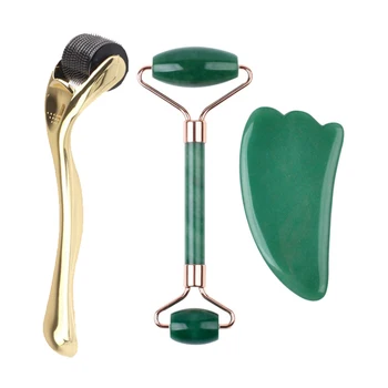 3Pcs Facial Massage Roller Face Lifting Massager Jade Stone Eye Face Neck Thin Care Tool Skin Slimming Beauty Neck Thin Lift New
3Pcs Facial Massage Roller Face Lifting Massager Jade Stone Eye Face Neck Thin Care Tool Skin Slimming Beauty Neck Thin Lift New
