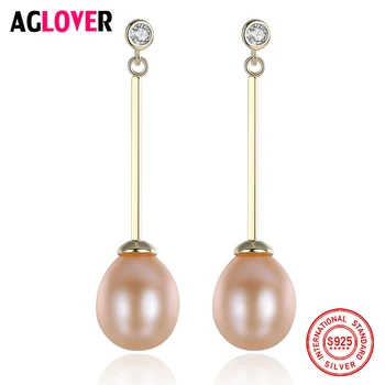 AGLOVER New 925 Silver Tassel Long Section Earrings Natural Freshwater Pearl Earring Pearl Fine Jewelry Women Wedding/Party Gift
AGLOVER New 925 Silver Tassel Long Section Earrings Natural Freshwater Pearl Earring Pearl Fine Jewelry Women Wedding/Party Gift