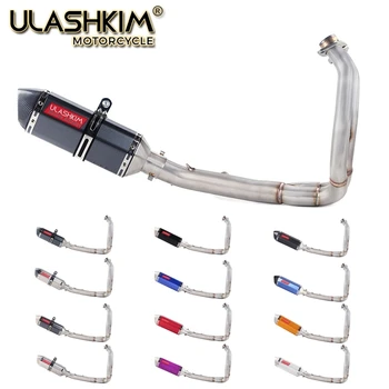 ER-6N Motorcycle Full System Exhaust Muffler Middle Link Pipe Slip On For kawasaki ER6N ER6F NINJA650R Ninja650 Z650 2012-2016
ER-6N Motorcycle Full System Exhaust Muffler Middle Link Pipe Slip On For kawasaki ER6N ER6F NINJA650R Ninja650 Z650 2012-2016