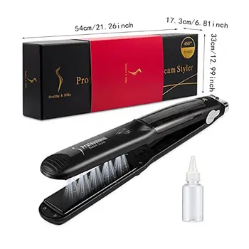 Hairdressing Professional Steam Style Dual Use Straight Hair Curling Splint X7JA
Hairdressing Professional Steam Style Dual Use Straight Hair Curling Splint X7JA