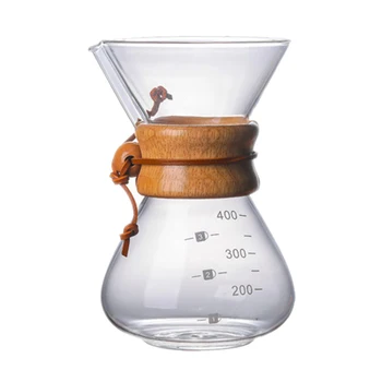 400ml Classic Glass Espresso Coffee Maker Style Pour Over Coffeemaker Coffee Machine Filter Coffee Pot Kitchen Supplies
400ml Classic Glass Espresso Coffee Maker Style Pour Over Coffeemaker Coffee Machine Filter Coffee Pot Kitchen Supplies