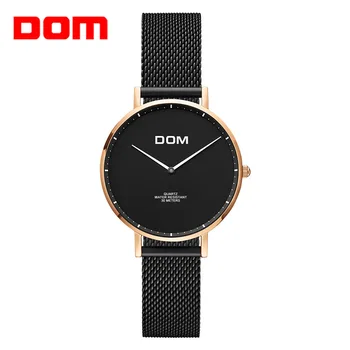 new Women watches DOM Brand Luxury New Casual waterproof Leather Dress quartz-Watch Mesh strap clock Relogio Faminino
new Women watches DOM Brand Luxury New Casual waterproof Leather Dress quartz-Watch Mesh strap clock Relogio Faminino