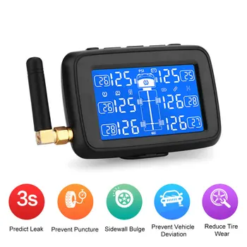 15Bar TPMS for Truck Bus 6 Wheels External Sensor Car Tyre Pressure Sensor Monitor Solar Tire Pressure Security Alarm System
15Bar TPMS for Truck Bus 6 Wheels External Sensor Car Tyre Pressure Sensor Monitor Solar Tire Pressure Security Alarm System