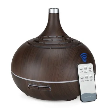 400ml Dark Wood Remote Control Ultrasonic Air Humidifier Aroma Essential Oil Diffuser with Grain 7 Color Changing Silver mouth
400ml Dark Wood Remote Control Ultrasonic Air Humidifier Aroma Essential Oil Diffuser with Grain 7 Color Changing Silver mouth