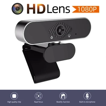 1080p Full HD USB Cam Camara Webcam Cover Built In Microphone Computer Pc Web Camera For Laptops Video Call Telecamera Kamera
1080p Full HD USB Cam Camara Webcam Cover Built In Microphone Computer Pc Web Camera For Laptops Video Call Telecamera Kamera