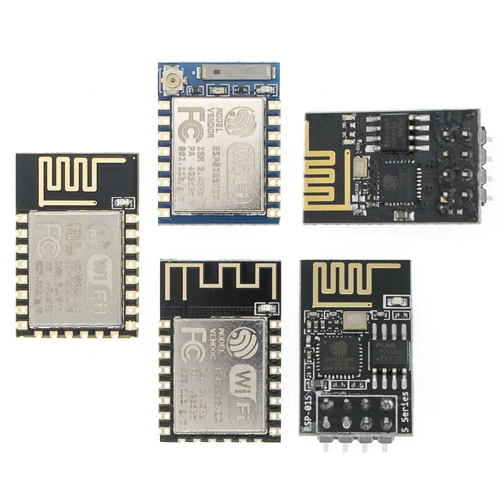 100 шт./лот ESP8266 ESP-01 ESP-07 ESP-12E серийный WIFI беспроводной модуль трансивер |