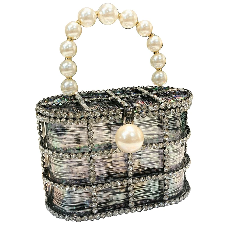 Pearl Vintage Women Evening Bag Metal Hollow Out Diamond Banquet Party Shoulder And Crossbody Bags Wedding Clutch Cage Handbag B
Pearl Vintage Women Evening Bag Metal Hollow Out Diamond Banquet Party Shoulder And Crossbody Bags Wedding Clutch Cage Handbag B
