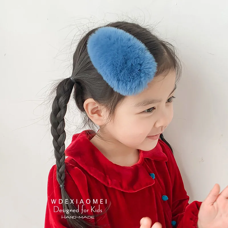 Cute Lager Plush Faux Fur Hair Clip Barrettes For Girls Women Sweet Hair Pins Hairgrips Fashion Kids Hair Accessories Headwear
Cute Lager Plush Faux Fur Hair Clip Barrettes For Girls Women Sweet Hair Pins Hairgrips Fashion Kids Hair Accessories Headwear