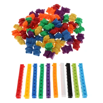 2cm Mathlink Cubes Maths 10-Color + Board Game Bear Sort Plastic Counters
2cm Mathlink Cubes Maths 10-Color + Board Game Bear Sort Plastic Counters